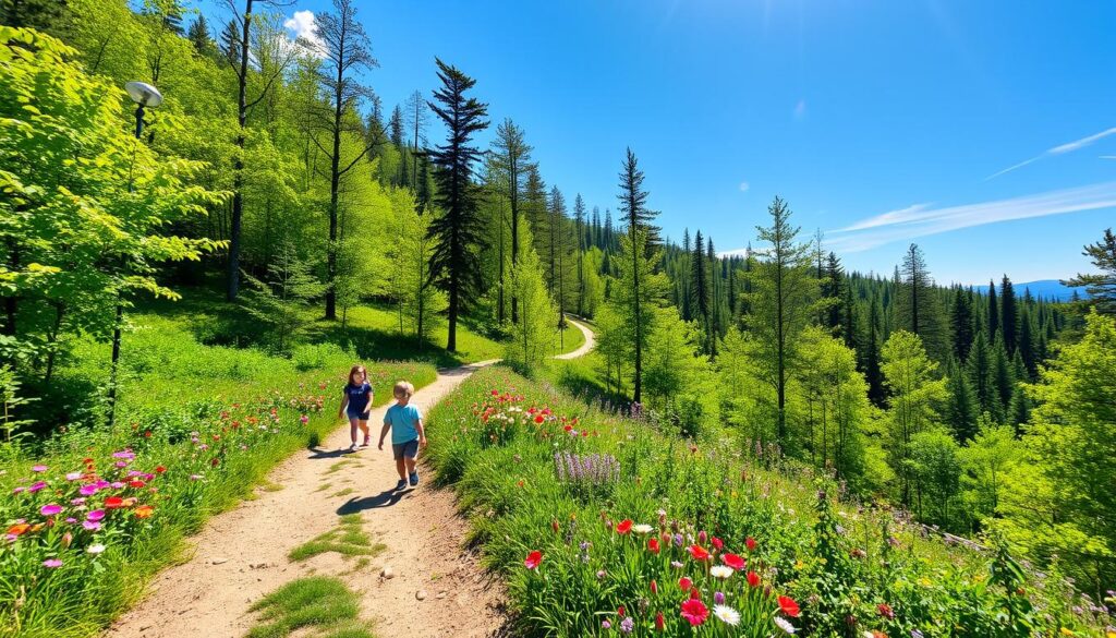 Leichte Wanderrouten für Familien Leichte Wanderrouten für Familien