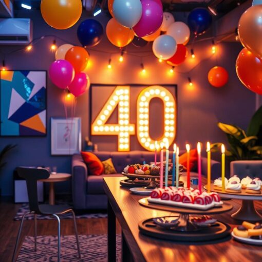 moderne Sprüche zum 40. Geburtstag