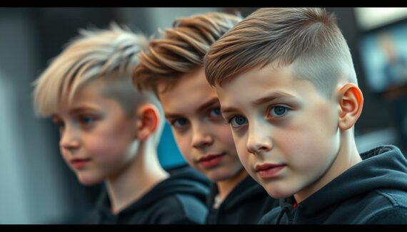 coole Frisuren für Jungs ab 10