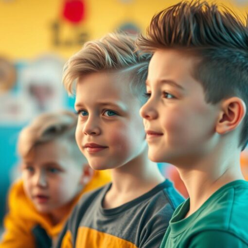coole Frisuren für kleine Jungs
