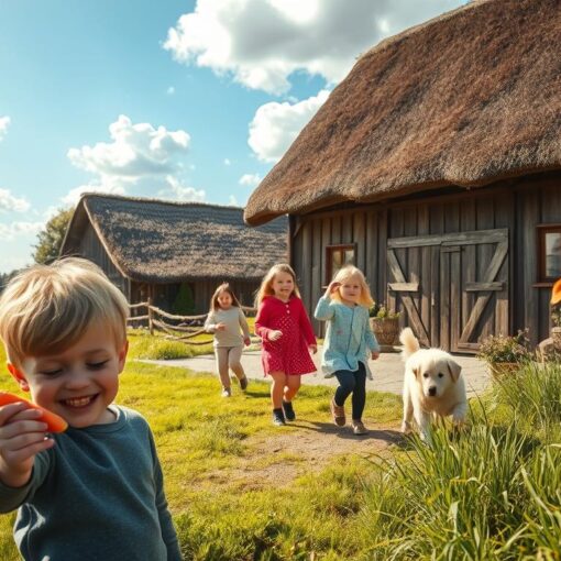 Bauernhof Nordsee Kinder