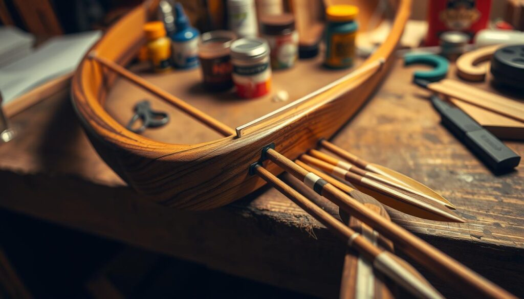 Bogenpflege und Wartung