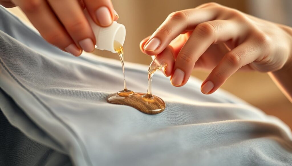 Fleckenentferner Anwendung