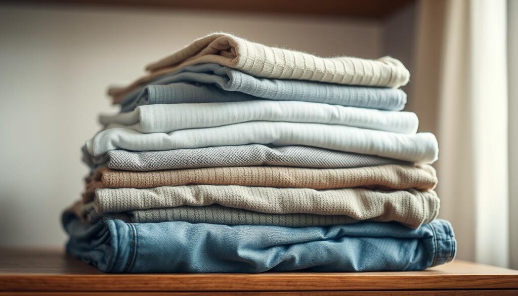 Kleidung vor der Lagerung vorbereiten