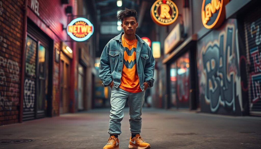 90er Jahre Streetwear Outfit