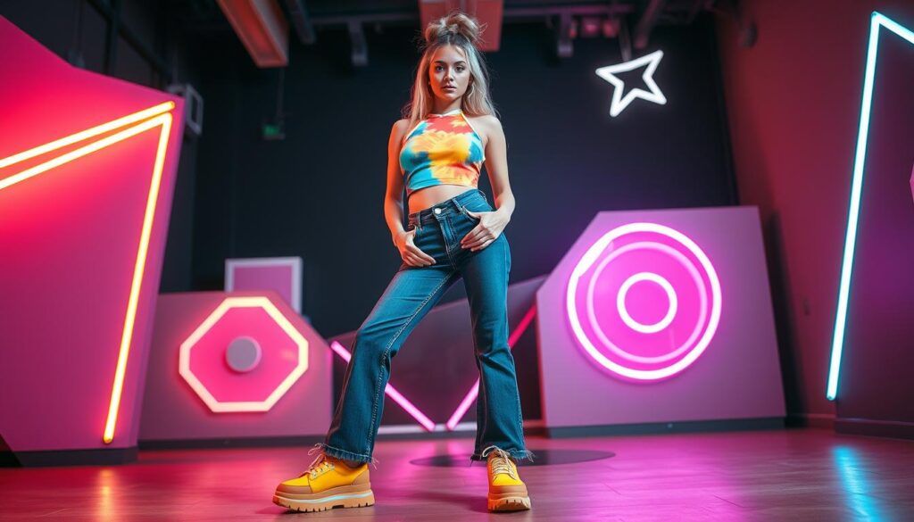 90er Mode Revival Outfit
