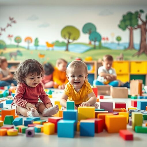 Farben lernen mit Krippenkindern