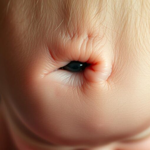 Fontanelle eingefallen