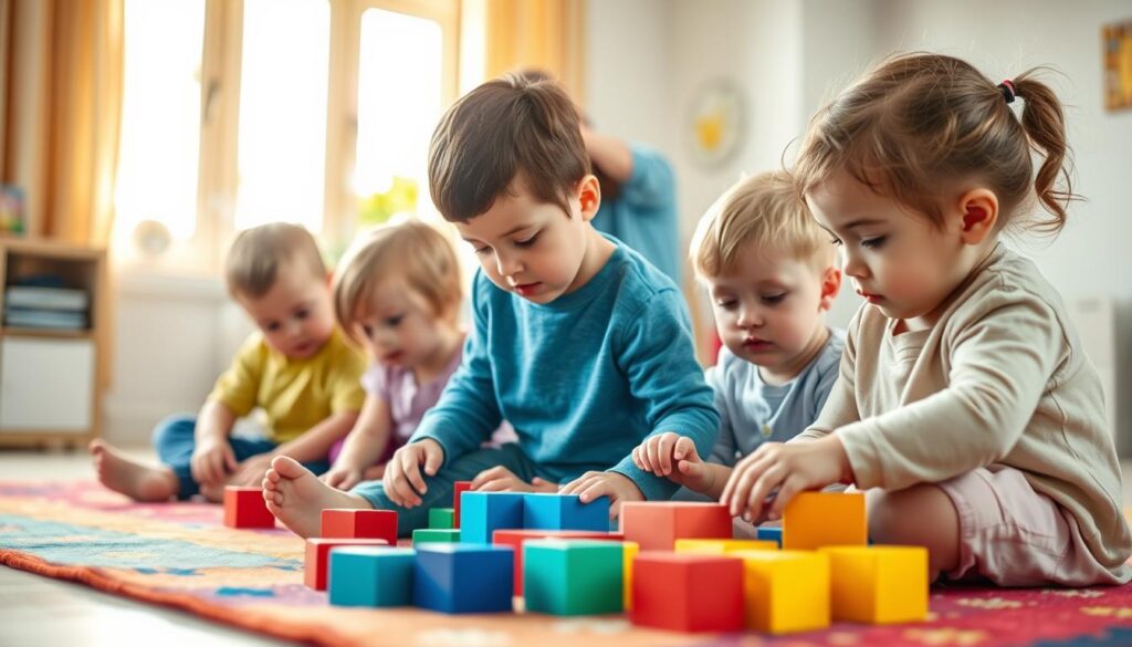 Kleinkinder Farberkennung in der Kita