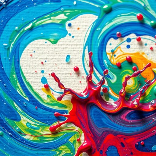 Acrylfarbe wasserfest