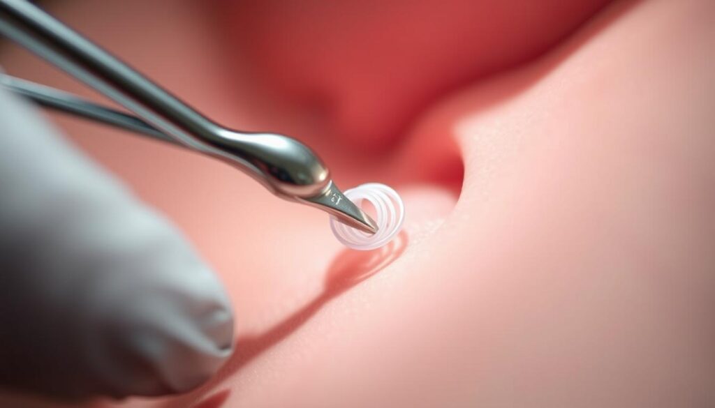 Spirale entfernen Ablauf