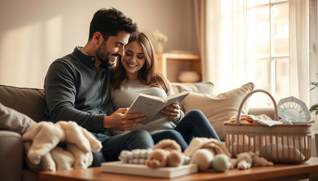 gemeinsame Vorbereitung auf die Elternschaft