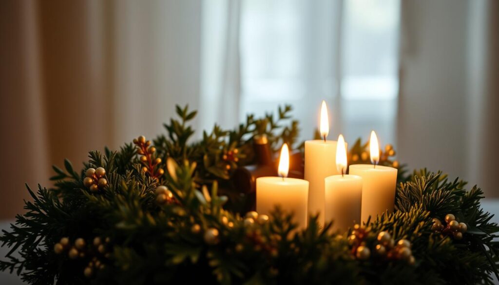 Farbkonzepte Adventskranz