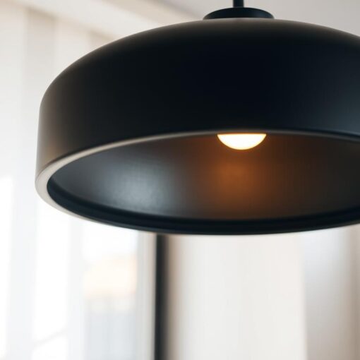 Hängelampe Schwarz