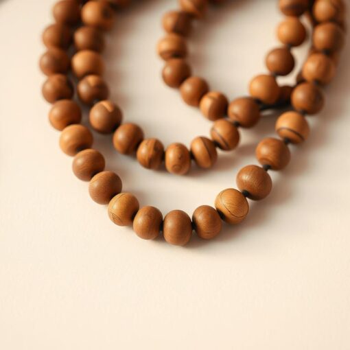 Handykette Perlen Holz