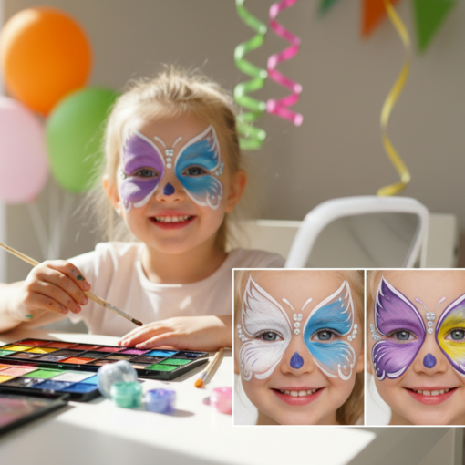 Leicht Schmetterling schminken Kinder
