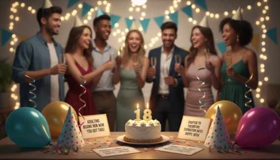Sprüche zum 18. Geburtstag