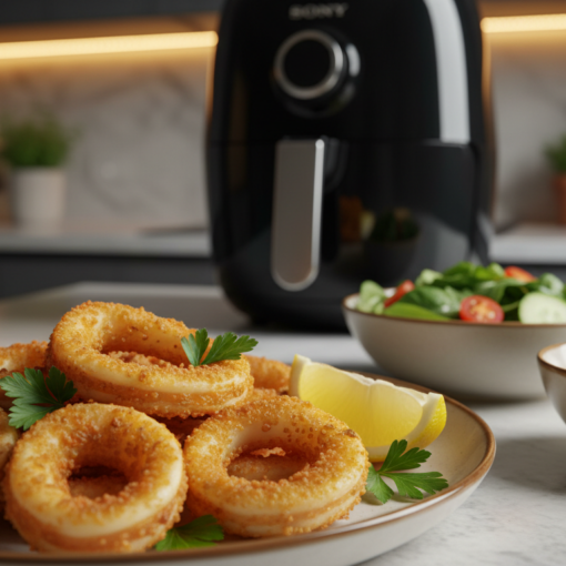 Calamari Heißluftfritteuse