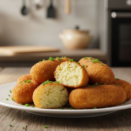 Kroketten aus Kartoffelbrei