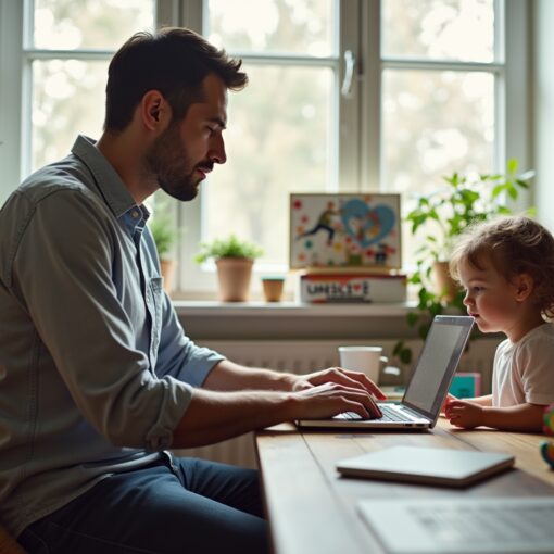 homeoffice mit kindern guide-Titel