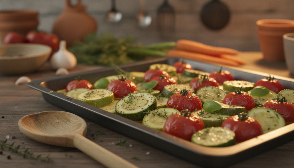 Ofengerichte zucchini tomaten
