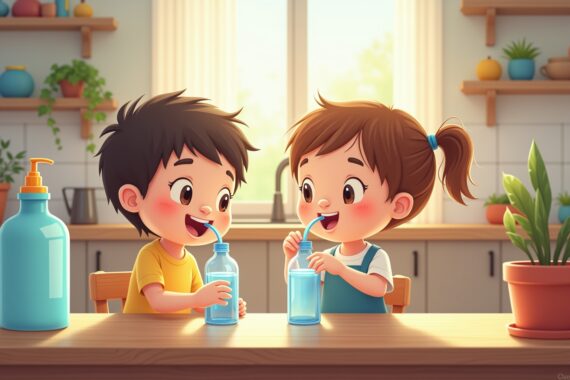 kinder ausreichend trinken alltag-Titel