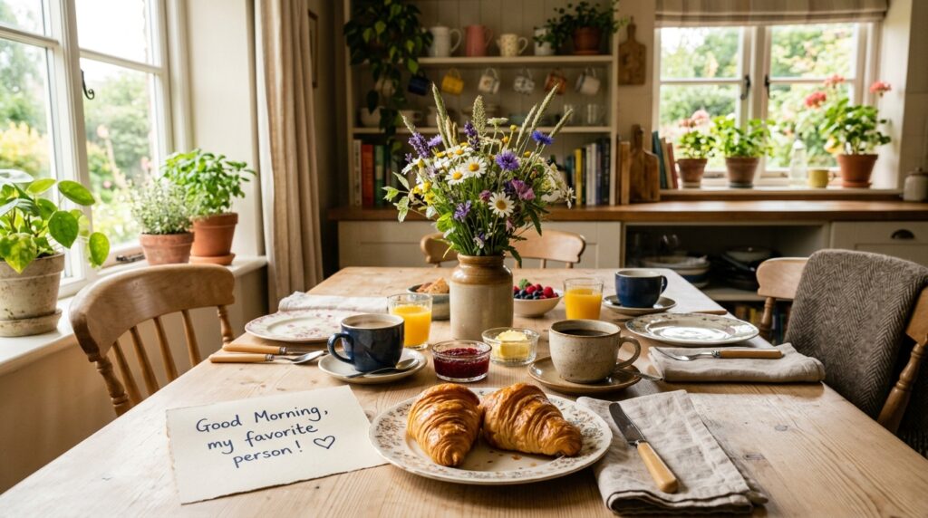 Guten-Morgen-Grüße für deinen Lieblingsmenschen