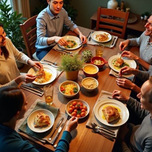 abendessen für familien familie-Titel