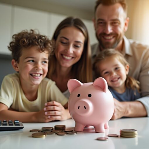 geld sparen alltag familie-Titel