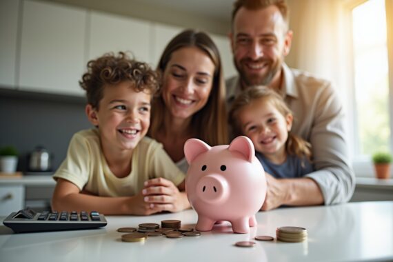 geld sparen alltag familie-Titel