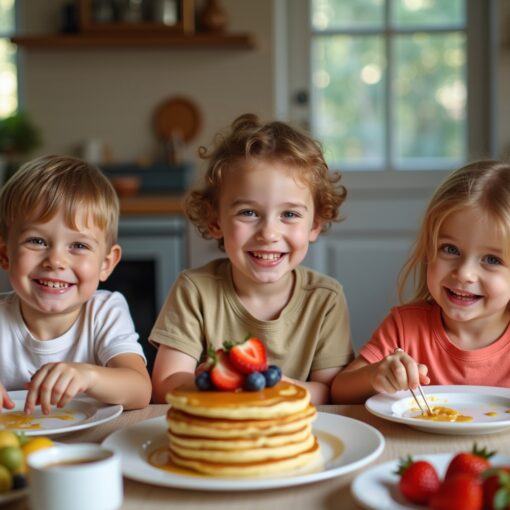 kinder lieben pfannkuchen alltag-Titel